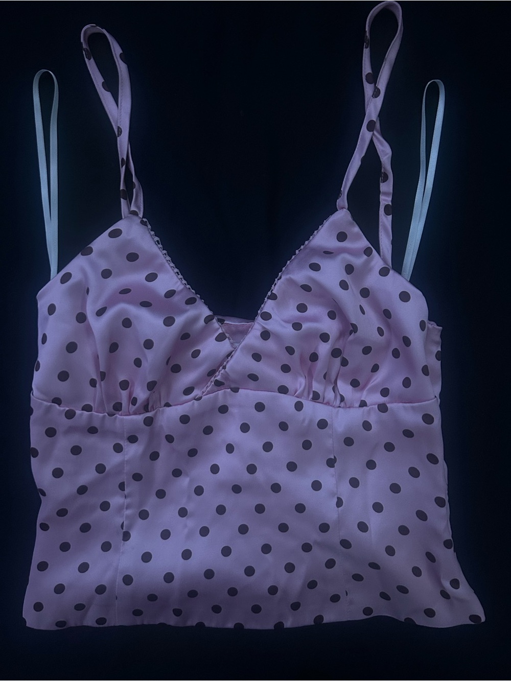 Princess Polly Polka Dot Satin Cami